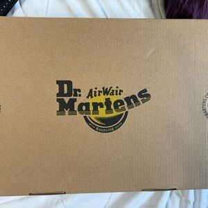 Dr. Martens Warm Sand Suede Shoe Box